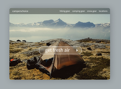 Camperschoice app design ui uiux userexperience userinterface ux web web design webdesign website
