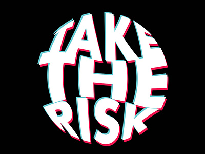 Take the risk envelope distort illustrator motivational quote tiktok