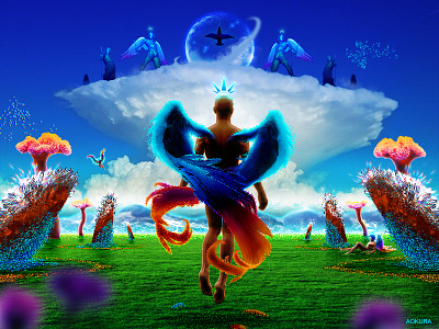 𝑻𝒉𝒆 𝑲𝒊𝒏𝒈𝒇𝒊𝒔𝒉𝒆𝒓𝒔 👑💎 adventure alien angel deity dreamscape fantastical fantasy god heaven kingfisher majestic male miracle paradise sanctuary special supernatural superpower surreal wonder