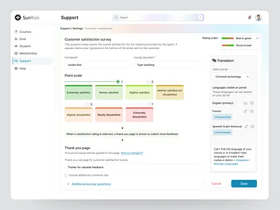 Learner Support for a SaaS LMS course dashboard education education platform learner learning path staff training student student support support team training wiki