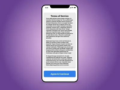 DailyUI 89 Terms of Service affinity photo affinityphoto dailyui design figma graphic design ui uidesign uxdesign