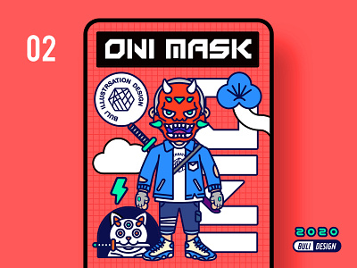 ONI MASK 02 illustration