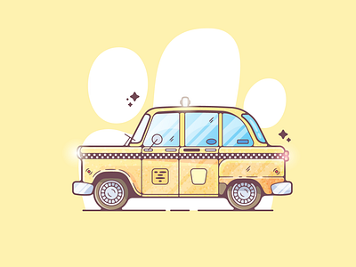 Taxi adobe adobe illustrator artwork car clean color creative designer dribbble flat flat design graphic design illustration minimal modern portfolio shot taxi vector art