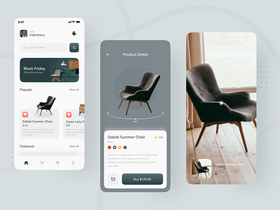 OOMAH - Furniture Apps UI Kit apps clean ui ecommerce furniture app furniture store green interiorui ios mobile app mobile ui ui uidesign uiux ux uxdesign