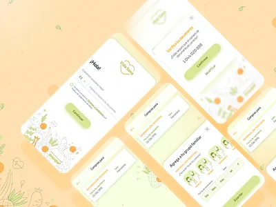 Vida Sana (healthy app concept) app app design elegant food food app healthy healthyfood inspiration interface ui uidesign uiux ux uxdesign
