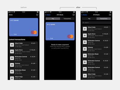 Apple Wallet | Redesign app apple gui pay redesign ui userexperience userinterface ux wallet