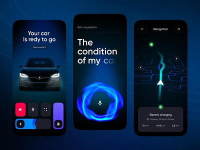 Car Assistant - Mobile App app app design auto automobile automotive car cars mobile app mobile app design mobile design mobile ui truck vehicle