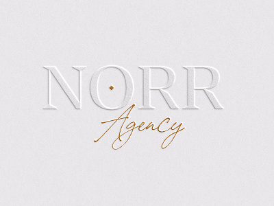 Norr Agency brand identity branding branding design design detial flat font gold graphic design grey icon lettering logo logo design type