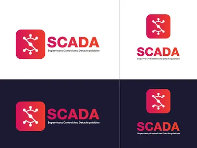 SCADA logo acquisition control data logo s supervisory