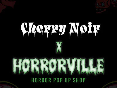 Cherry Noir - Pop up Shop Promo design instagram promo