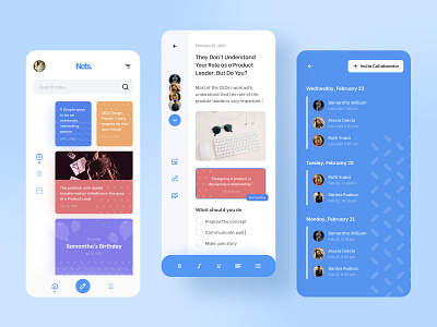 #Exploration Collaborative Note app collaborate concept design figma interface ios mobile notes ui user interface design ux