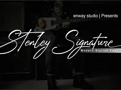 Stenley Signature advertising brand design branding business calligraphy calligraphy font design illustration product design productdesign signature fonts type type design type face typedesign typeface typography