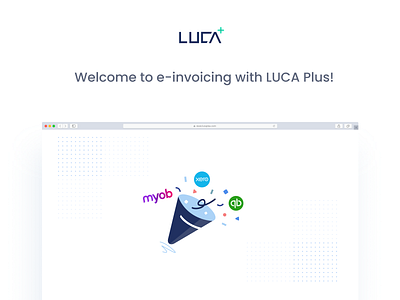 New users welcome email banner accounting banner branding e invoicing email email marketing fintech illustration melbourne myob quickbooks xero