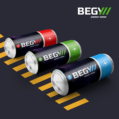 Begy Energy Drink beer can energy drink label design package packagedesign soda