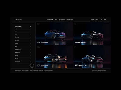 Electrilux 3d animation auto automobile automotive design car cars sale carservice clean digital ecommerce luxury motion graphics ui ui design ux volvo web design