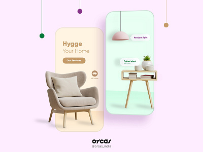 💺Furniture app | Onboarding UI app app design application branding agency furniture app illustration orcas india ui ux uidesign uiux uxdesign