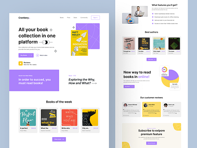 Book Website Landing Page book book shop ecommerce header heading home ui interior landing design landingpage landingpage design landingpagedesign ui ux web design web page web site web site design web ui webdesign weblanding