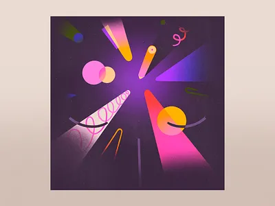 In 20 years 2d abstract character flat future illustration imagination mind pencil simple