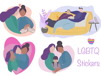 LGBTQ stickers gay gay pride lesbian lgbtq love sticker