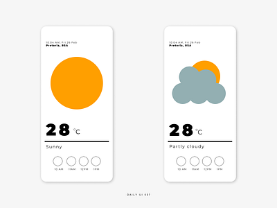 Daily UI 037 - Weather