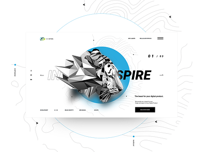 Devspire Web Design Concept animal app branding design design inspiration development graphic landing ui ux vector web webdesign website