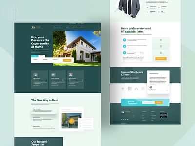Real Estate Landing Page 2021 trend agency creative dailyui design estate agent housing illustraion landing page minimal properties property developer property management real estate ui uidesign userinterface ux visual design web design