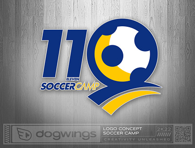 Logo concepts 11 soccer camp branding chipdavid design dogwings futbol logo soccer camp sports graphic vector