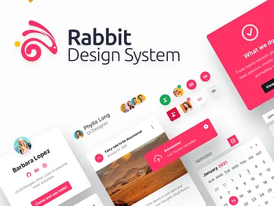 Rabbit Design System design system rabbitdesign sketchapp ui ui design ui library uitrends user interface user interface design web design