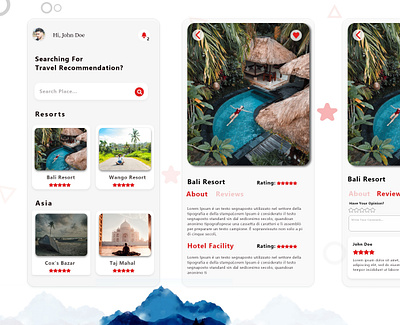 Travel Recommendation App trave solution travel app traveling ui uiux