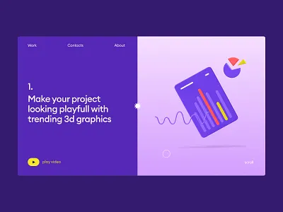 Kukla 3d icon kit 3d 3d icons 3d illustration blender feature gradient header illustration portfolio product page splitscreen trending uiux website