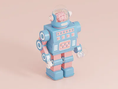 Robot 3d 3d art 3d artist 3d illustrator animation blender blender 3d illustration illustrator isometric render