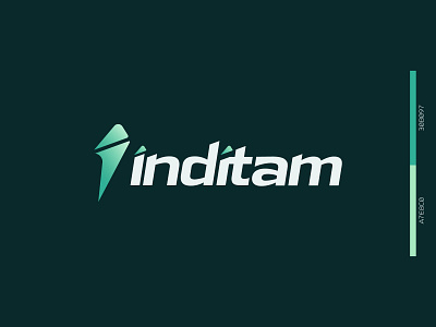 Inditam | Letter i logo | by gfxpreceptor brand identity branding corporate logo creative gfxpreceptor i i letter logo letter i letter logo lettering logo logo concept logotype modern modern logo 2020 modernism monogram typography wordmark