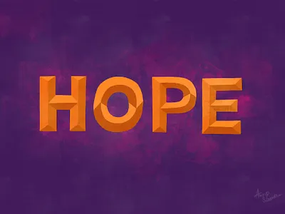 Hope! digital hope lettering procreate procreateart