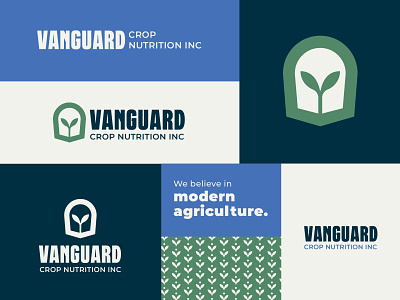 Vanguard Crop Nutrition - Branding brand brand design branding farm brand farmer branding farming farming logo fertilizer logo logo design nature branding