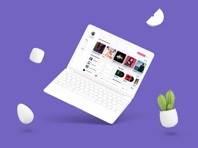 Music Player Web UI alec alec benjamin app dojacat hot pink let me down slowly music patel player rare selena gomez shalini web