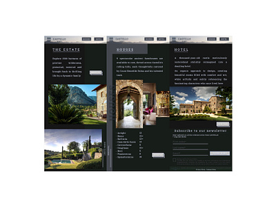 Castello castle design figma homepage hotel hotel booking italian design ui uidesign uiux ux uxdesign web web design