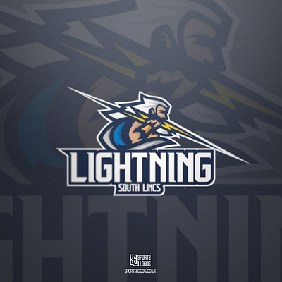 South Lincs Lightning athletic logo brand branding character illustration logo logo design mascot design mascot logo sports branding sports logo