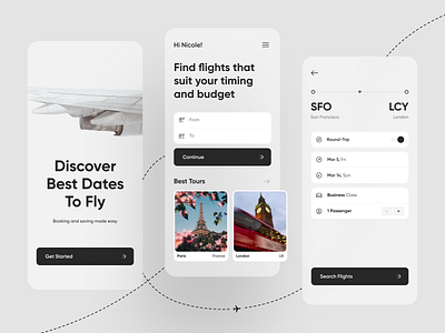 Air Ticket App adventure air air ticket app app design application design flight app flights interface ios mobile mobile ui planning shakuro ticket ticket app trip ui ux