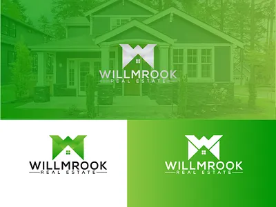 W M LOGO | REAL ESTATE LOGO DESIGN creative logos graphic designer gredient green lettermark logo designer logo inspiration logo mark logo presentation logodesign modern logos real estate logo unique logo wm logo