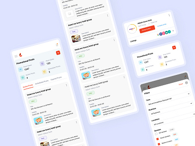 Responsive design color concept design figmadesign filters minimal posts ratings responsive design reviews simple social ux