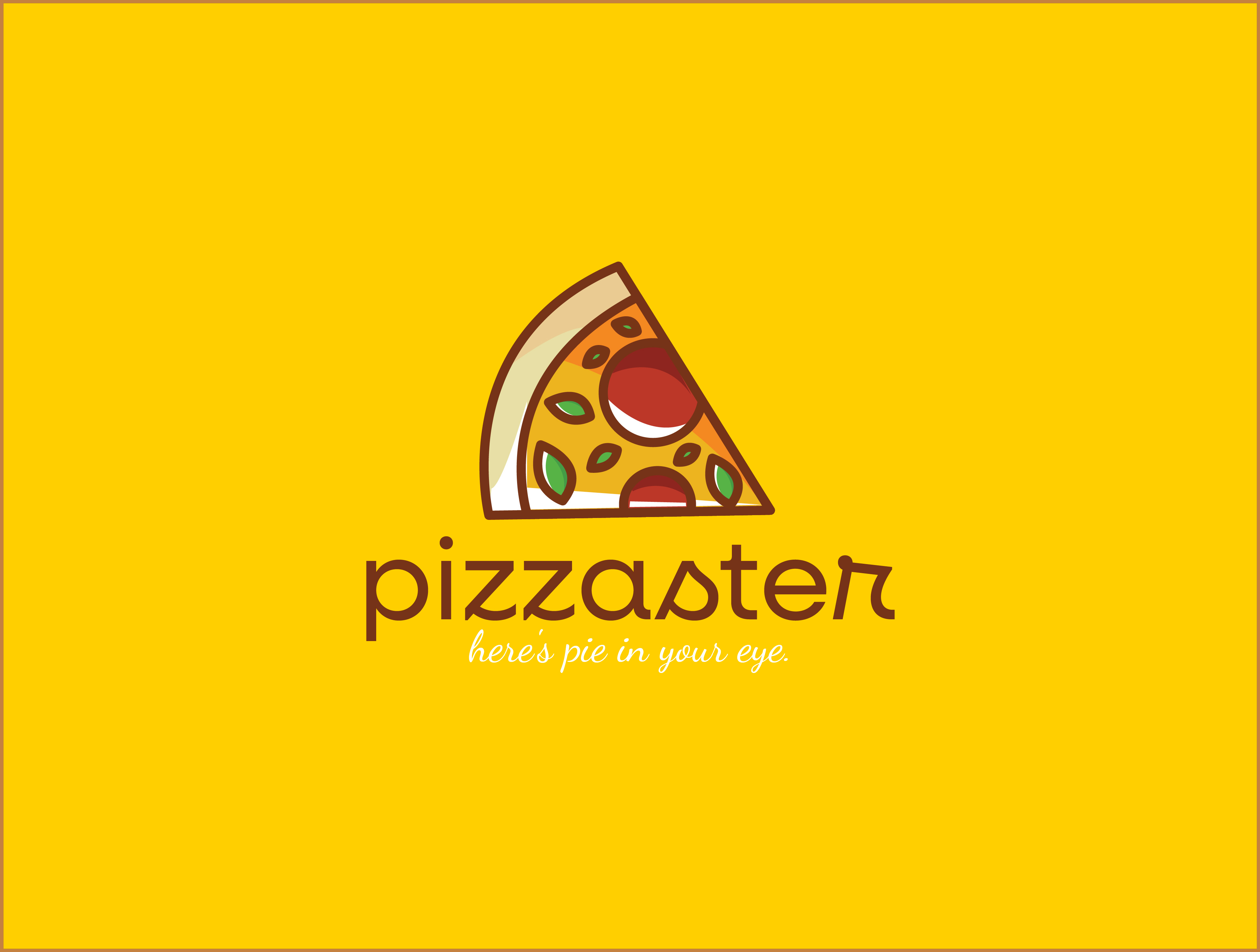 Pizza Parlor combination mark logo design logodesign logos logotype pizza logo pizza shop