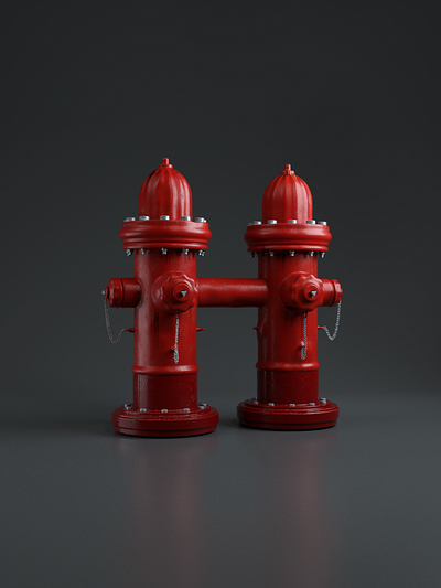 H as Hydrant 3d art c4d c4dart cinema4d creative design graphic octane octanerender