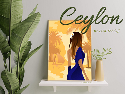 Ceylon Memoirs city of love travel travel poster upqode webdesign