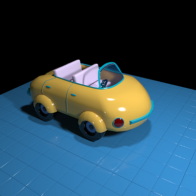 car2 max 3d modeling game assets