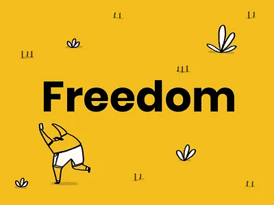 Freedom - Giffgaff colour contract freedom fun giffgaff humour illustration phones technology yellow
