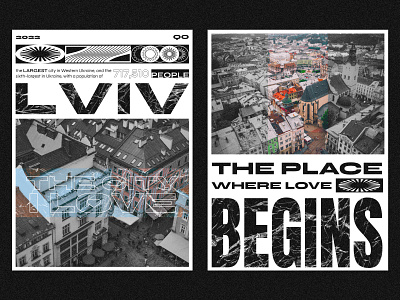 Lviv - The Place Where Love Begins city of love travel travel poster upqode webdesign