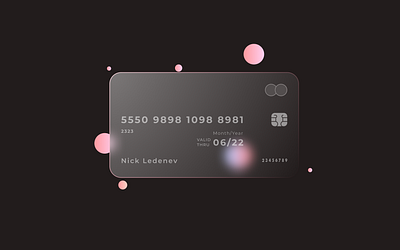 Glass Card Design app art bank card banking app banks branding design figma glasseffect glassmorphism gradients illustration logo minimal typogaphy ui ux vector web website