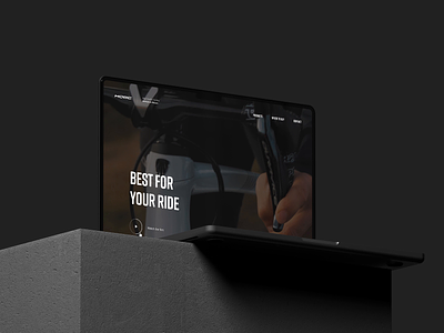 HQBC bicycle bike clean dark microsite minimal presentation sport ui web webdesign website