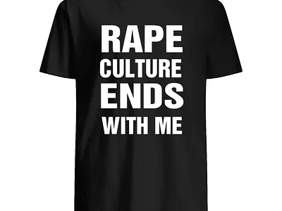 Rape culture ends With me t shirt