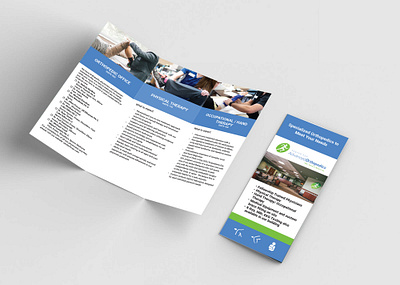 Orthopedic Office Brochure brand design branding brochure brochure design brochure layout design graphic design layout design layoutdesign print print design